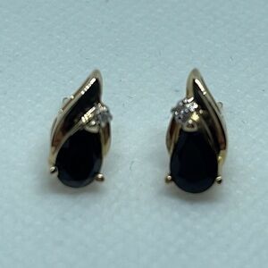 14k diamonds real solid gold real‎ diamond black Ónix